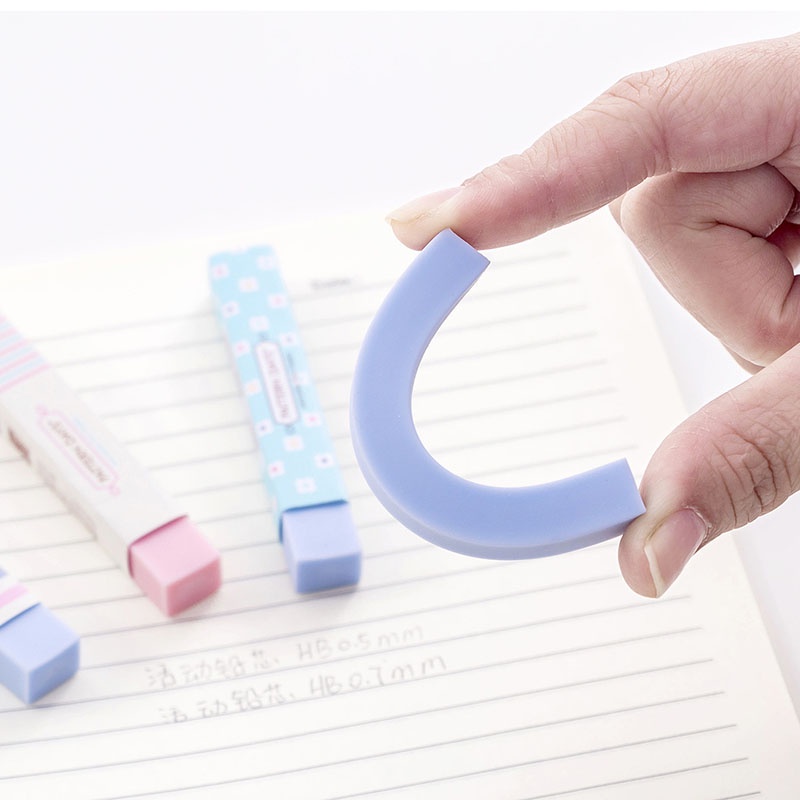 1 Cục Tẩy Nhỏ Màu Kẹo Họa Tiết Hoa Hoạt Hình Sáng Tạo
