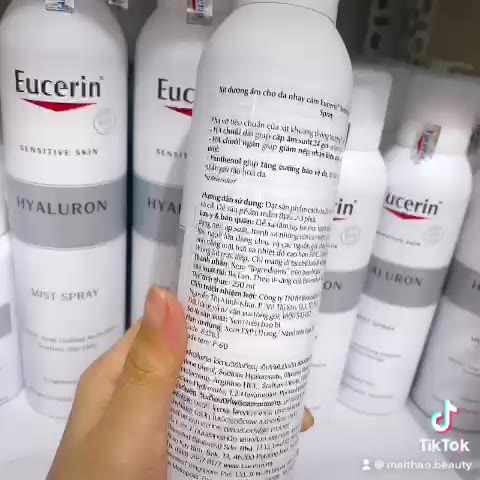 [CHÍNH HÃNG] Xịt dưỡng ẩm cho da nhạy cảm Eucerin Hyaluron Mist Spray 250ml | BigBuy360 - bigbuy360.vn
