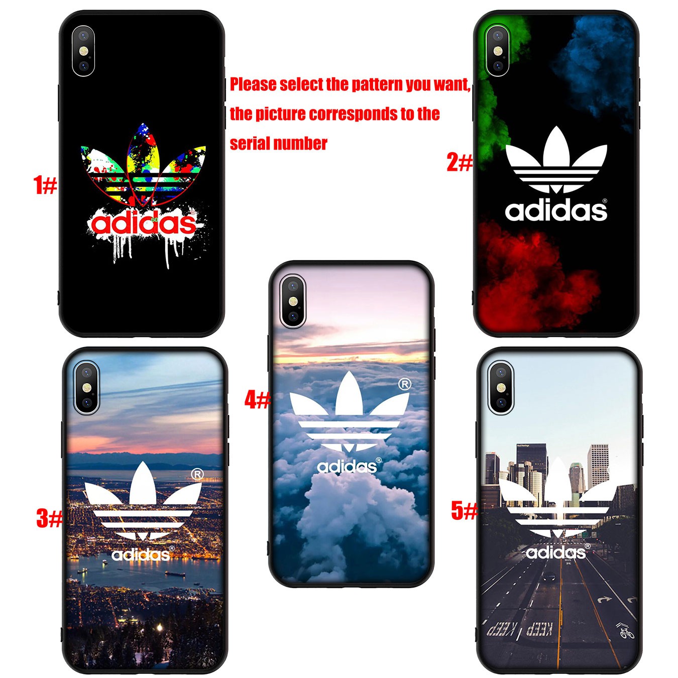 Ốp điện thoại silicon hình cỏ 3 lá adidas B27 cho Samsung Galaxy A11 A31 A10 A20 A30 A50 A10S A20S A30S A50S A71 A51