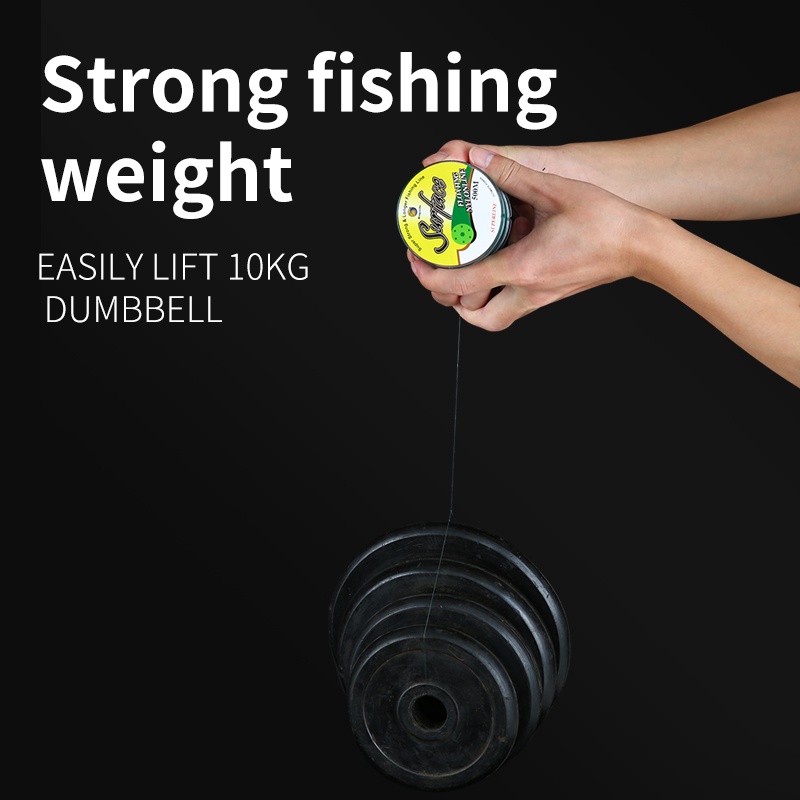 Bingolife Dây Câu Cá Biển Nylon Phủ Fluorocarbon 500m Siêu Bền Chất Lượng Cao