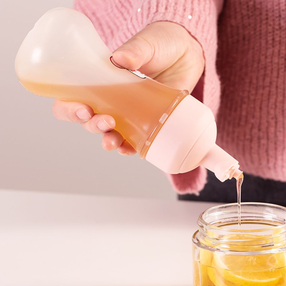 Bình Nhựa Đựng Nước Sốt Chống Bụi Chống Rò Rỉ 350ml Nhiều Màu Tiện Dụng