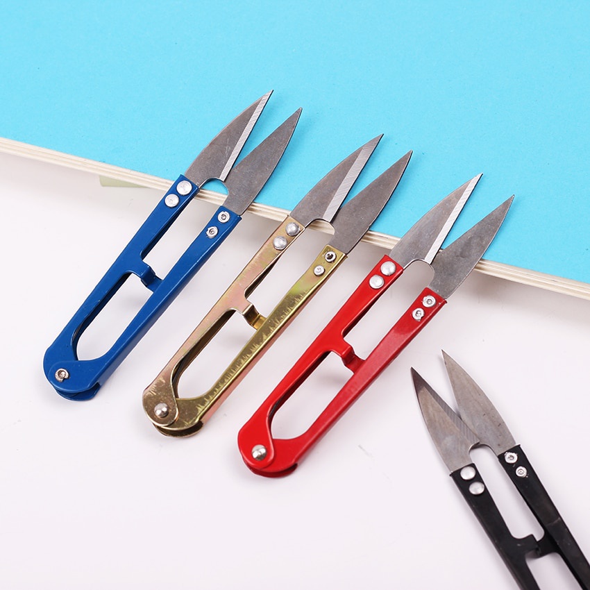 Set 2 kéo cắt dây câu cá hình chữ U bằng thép không gỉ