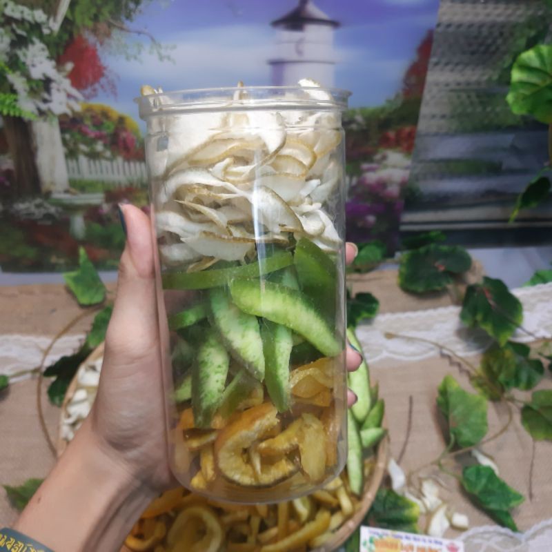 MIX 3 Loại Vỏ Bưởi Sấy Lạnh Dẻo Cao Cấp Hộp 300gr