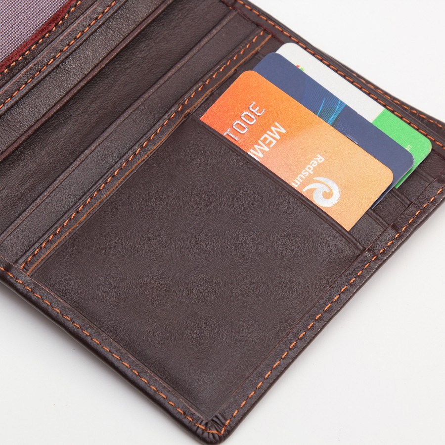 Ví Nam Đứng Da Bò Thật Đẳng Cấp Tặng Kèm Hộp Cao Cấp | Bóp Nam