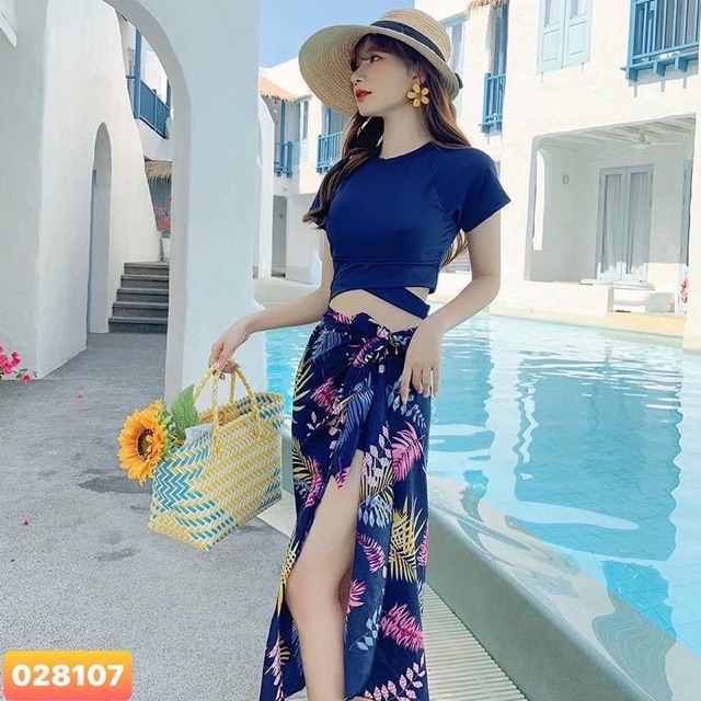 Bikini đi biển, đồ bơi nữ, set 3 chi tiết đẹp | BigBuy360 - bigbuy360.vn