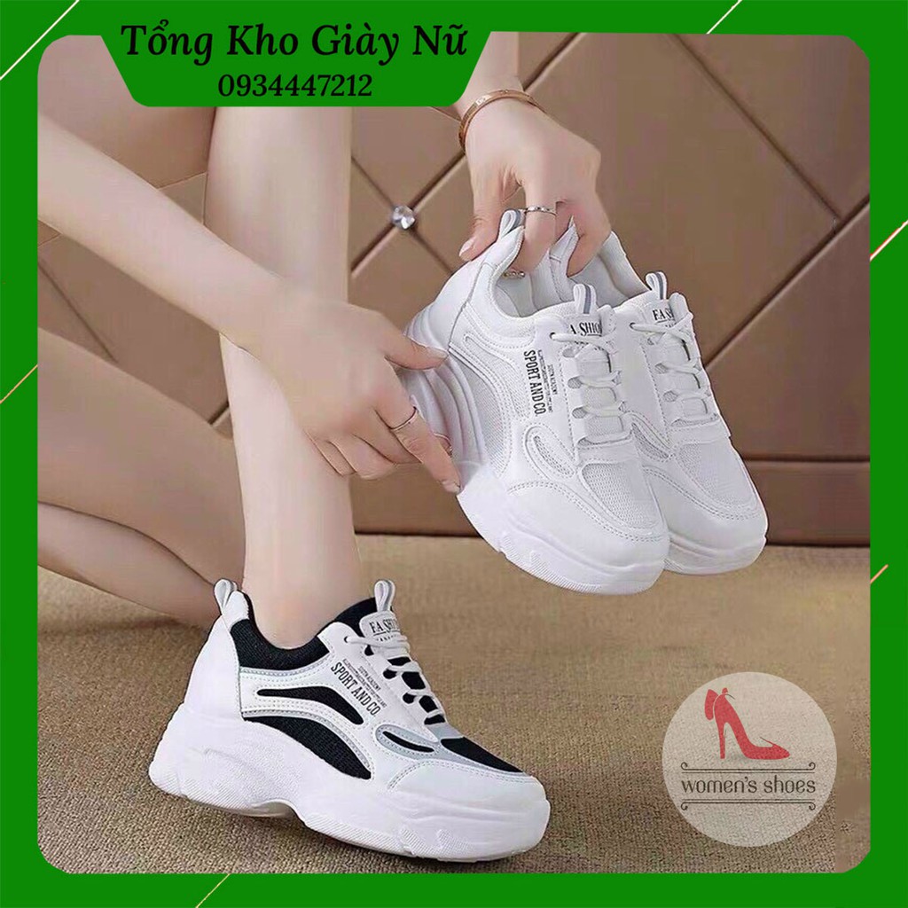 Giày Thể Thao , Giay Sneaker Độn Đế Mẫu Mới Hot