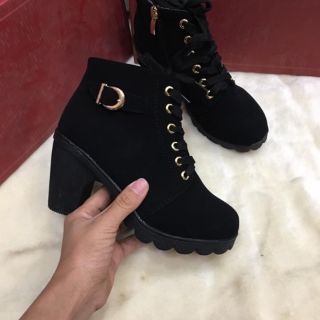 [Hàng Có Sẵn] Bốt Gộc Da Lộn