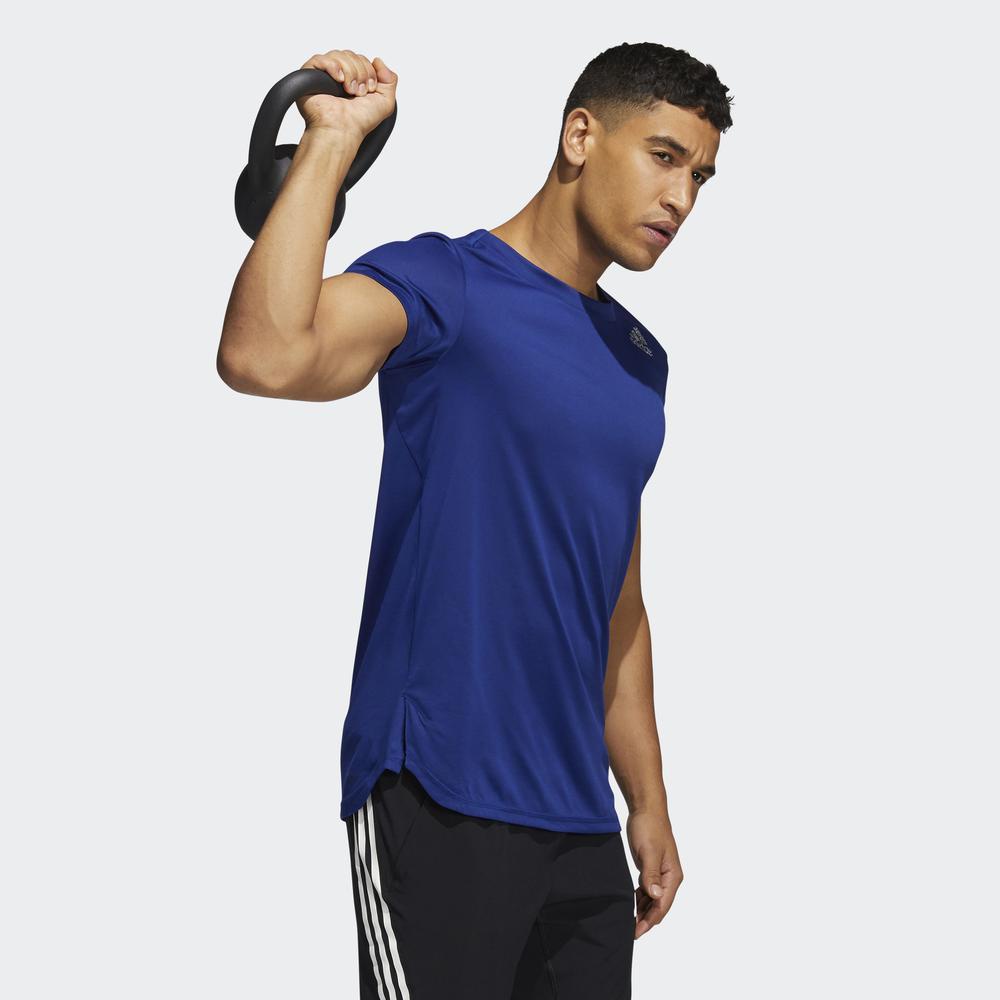 Áo Tee adidas TRAINING Nam Áo Thun Yoga Always Om Primeblue Màu xanh dương GT3885