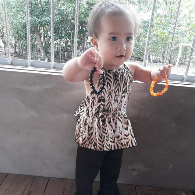 THANH LÝ ĐỒ BÉ - Set áo yếm quần ống loe