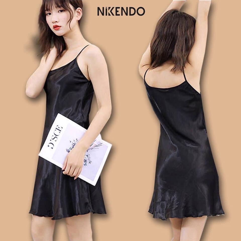 Váy ngủ 2 dây Cao Cấp siêu SEXY, Váy lụa satin Contica mềm mịn, quyến rũ - CONTICA CLOTHING | BigBuy360 - bigbuy360.vn