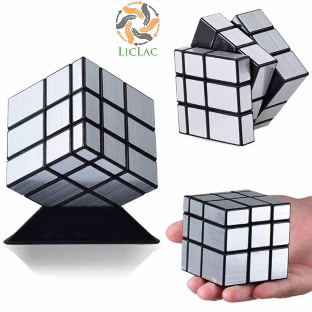 Đồ Chơi Rubik Gương Tốc Độ (Màu Bạc) - Rubik Biến Thể Miror