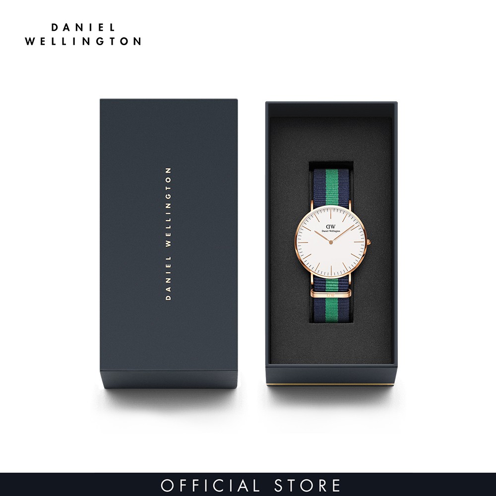 Đồng hồ Nam Daniel Wellington dây vải nato - Classic Warwick 40mm DW00100005