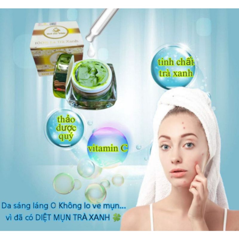 Bích cao white_kem mụn thảo dược trà xanh