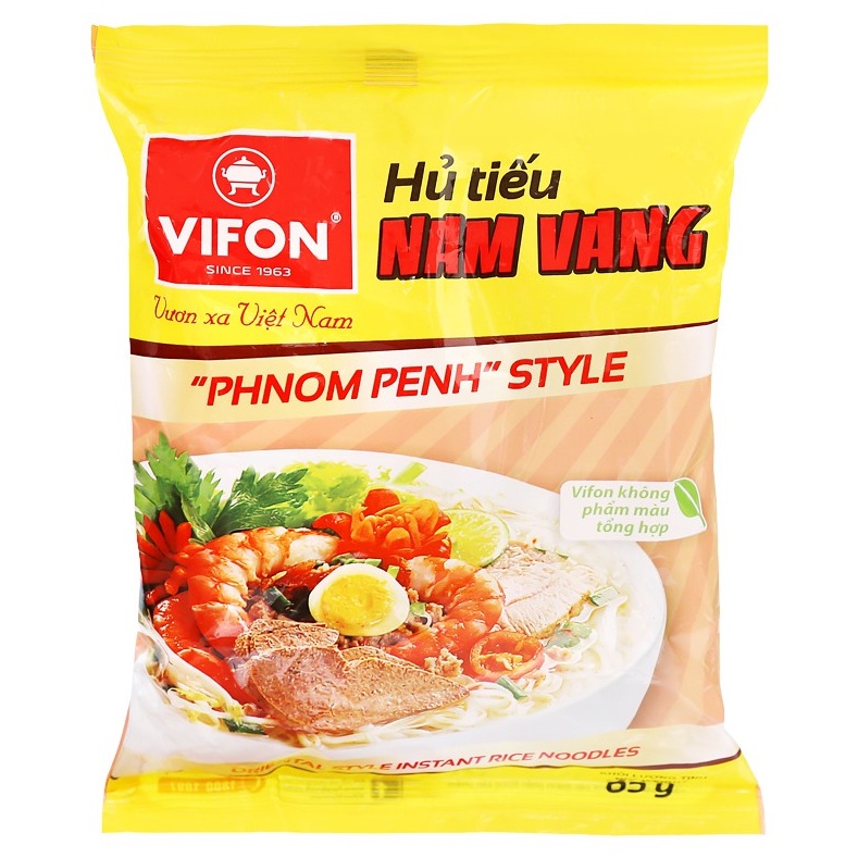 Hủ Tiếu Nam Vang/ Bò kho/ Sườn heo VIFON 65g/gói (đủ 3 vị)