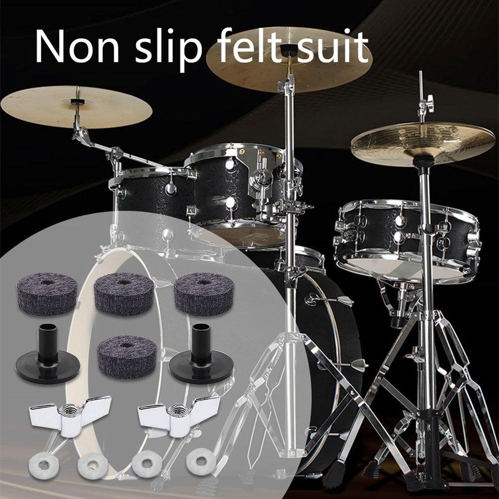 Augustine Cymbal Đứng Phát Hành Nhanh 12 Chiếc / Bộ|Vỏ Bọc Đệm Nỉ Có Vòng Đệm Cho Nhạc Cụ Gõ