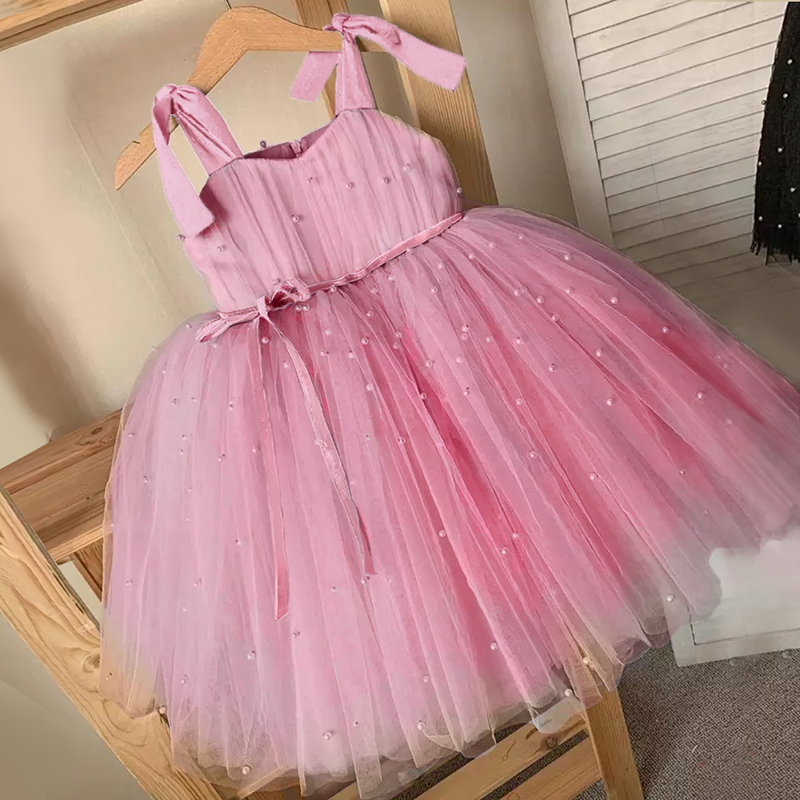 Cô gái Dễ thương Váy tuyn Sling Trang phục thường ngày Sinh nhật lần thứ nhất Váy dự tiệc Đám cưới / Sinh nhật Váy công chúa