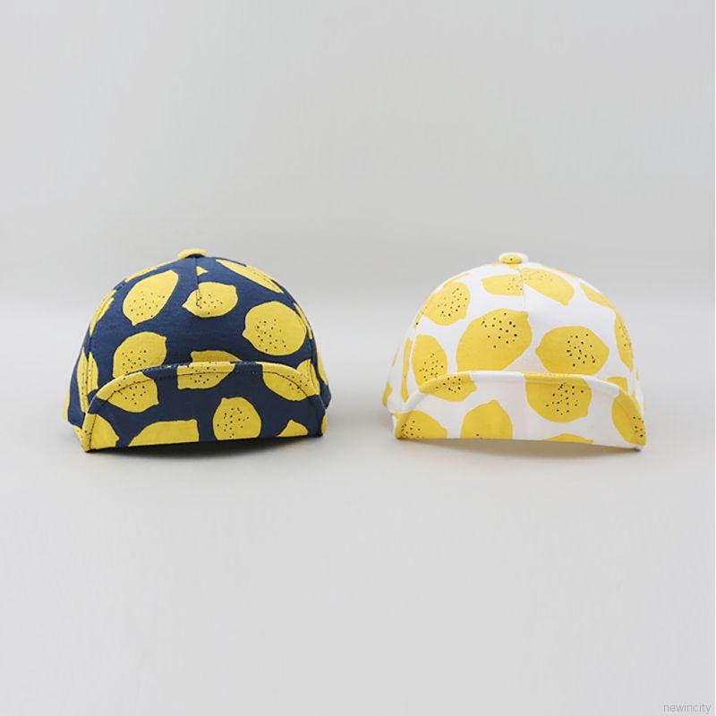 Mũ lưỡi trai hình quả chanh dễ thương cho bé trai và gái