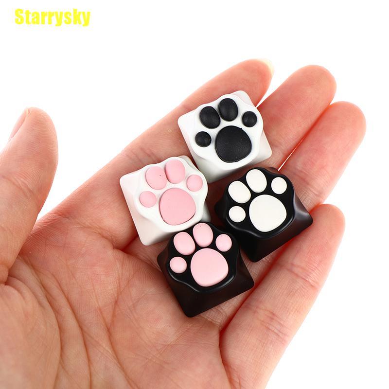 Nút Bàn Phím Bằng Silicone Abs Hình Chân Mèo Cá Tính | BigBuy360 - bigbuy360.vn