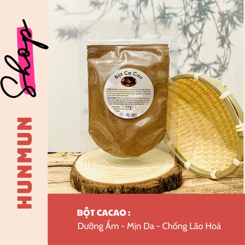 Bột Cacao Indonesia Nguyên Chất HUNMUN Handmade