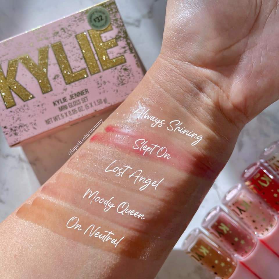 Kylie Jenner - Set son bóng 5 cây minisize Kylie Jenner Mini Gloss Set 7.5g