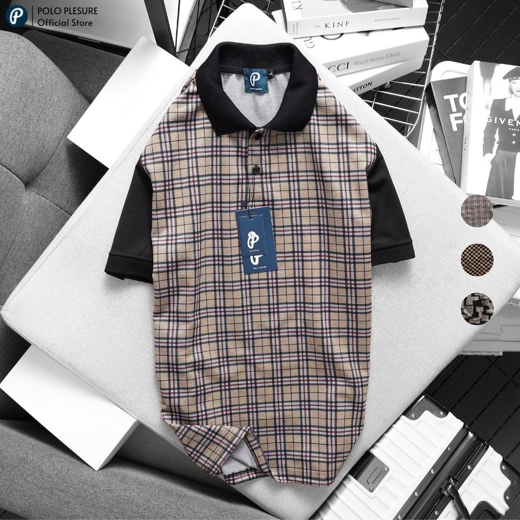 Áo Polo Nam Hoạ Tiết PoloPlesure Vải Umi Cotton Chống Nhăn Nhàu Thoáng Mát Chuẩn Form Sang Trọng Thanh Lịch