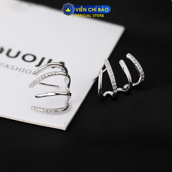 Bông tai bạc nữ Princes chất liệu bạc Thái S925 trẻ trung nữ tính thương hiệu Viễn Chí Bảo B000203