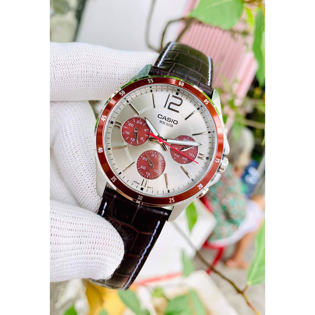 Đồng hồ nam Casio MTP-1374L-7A1V chính hãng - Chống nước , bảo hành 12 tháng