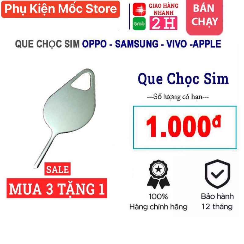 Que chọc sim điện thoại, siêu nhỏ gọn giá rẻ