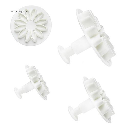 Set 33 khuôn tạo hình hoa đa dạng tiện dụng trang trí bánh