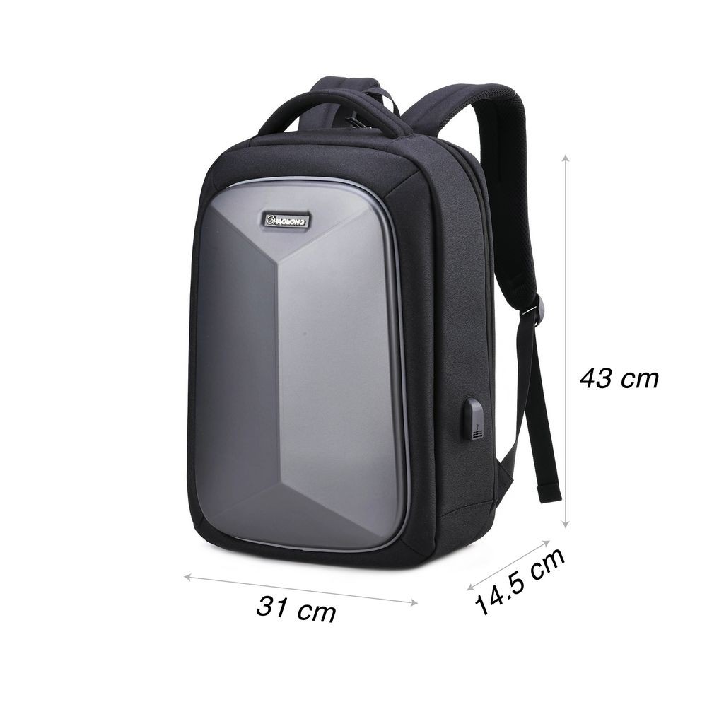 Balo nam nữ công sở balo unisex chống trộm chống thấm nước ngăn laptop 15 inch có cổng sạc USB tiện lợi SHAOLONG SL13 #8