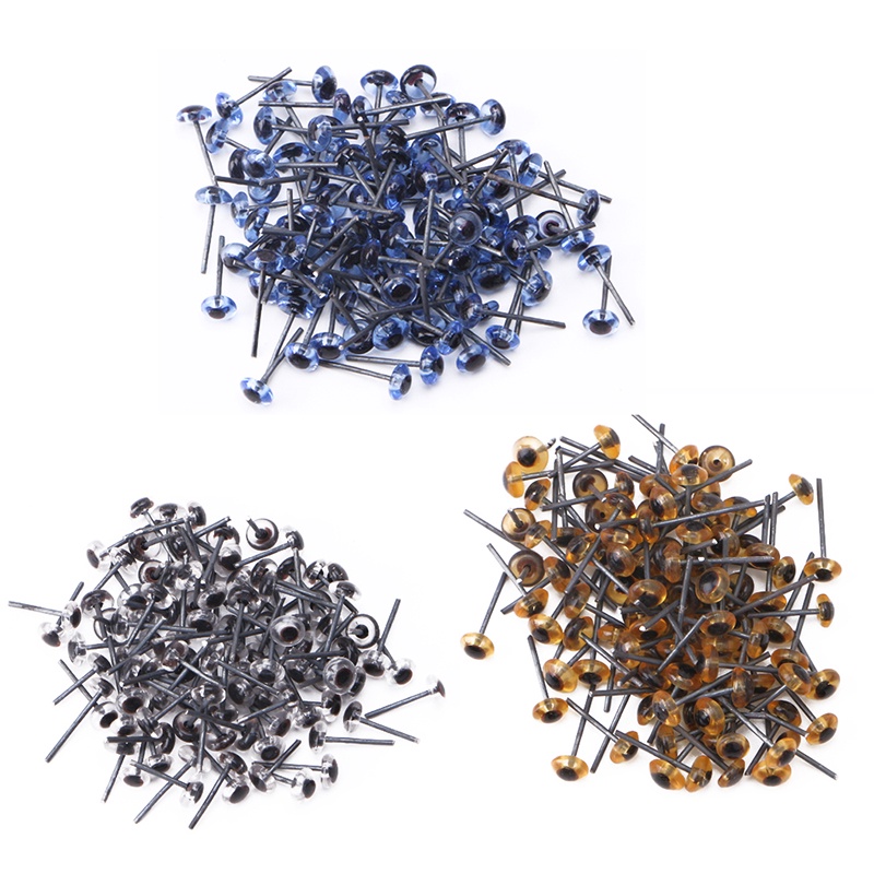 150 Cặp Mắt Nhựa 5mm Cho Búp Bê Thú Nhồi Bông Cr