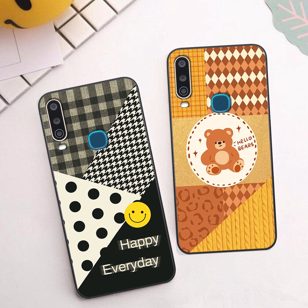 Ốp lưng Vivo U10 / Y12 / Y15 / Y17 happy day, gấu bear dễ thương - BỀN - ĐẸP -BAO GIÁ TOÀN THỊ TRƯỜNG