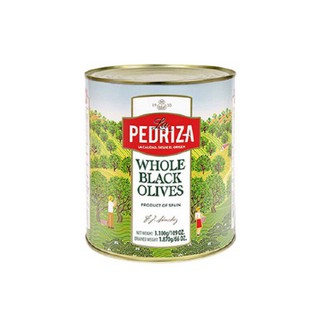 Ô Liu (oliu/olives) đen nguyên trái nhãn hiệu La pedriza - hộp 3kg - Nhập khẩu Tây Ban Nha