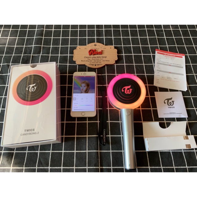 Lightstick Twice ver 2 Hàng Official CandyBong Z (gậy cổ vũ Twice)
