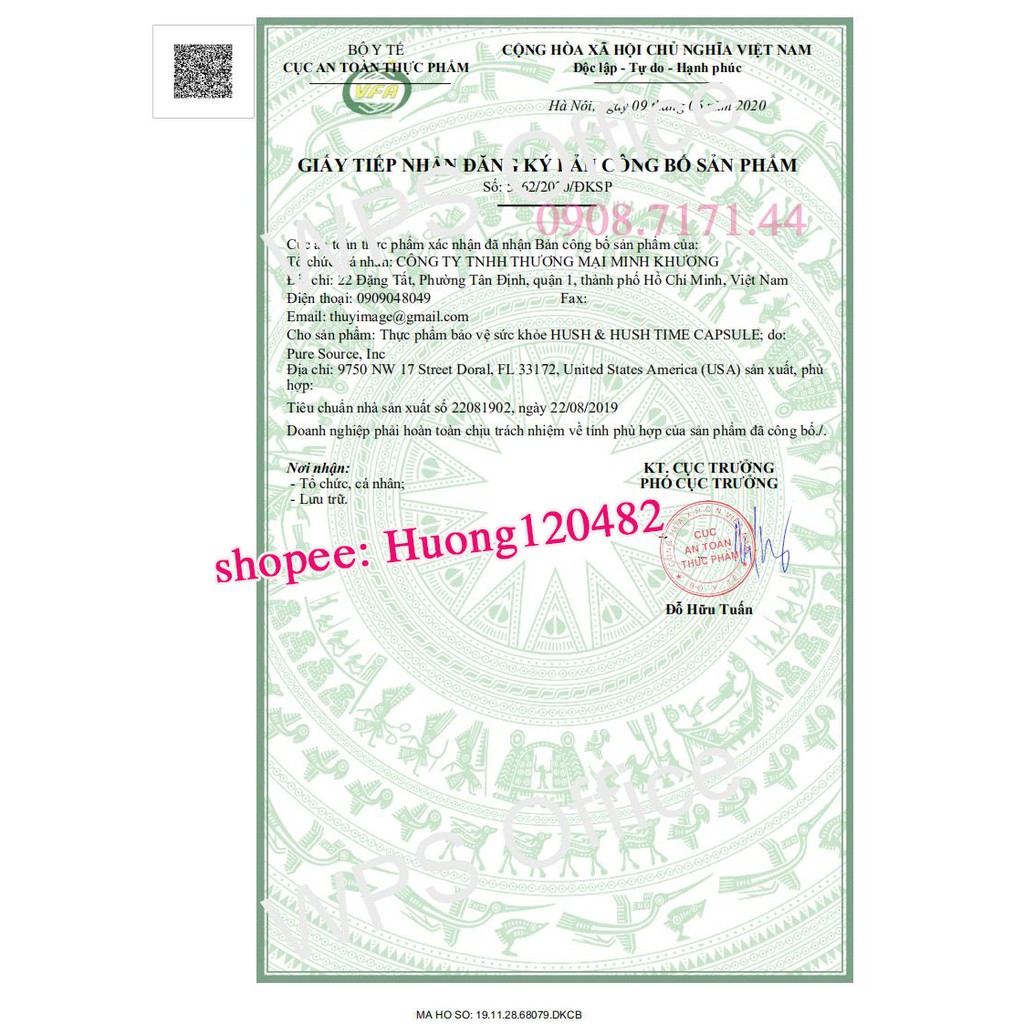 Viên uống giảm thâm nám sáng da Time Capsule Hush Hush | BigBuy360 - bigbuy360.vn