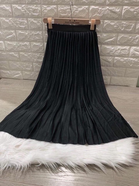 Chân Váy Xếp Ly Dài Thần Thánh Sắn 3 Màu Kèm Video | BigBuy360 - bigbuy360.vn