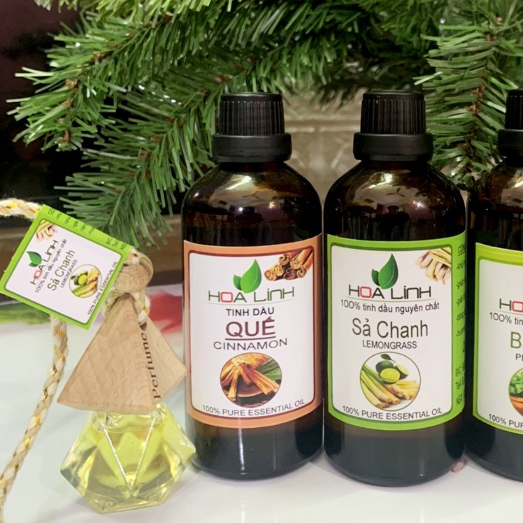 TINH DẦU thiên nhiên HOALINH  10ml - Treo xe - Tinh dầu xông phòng