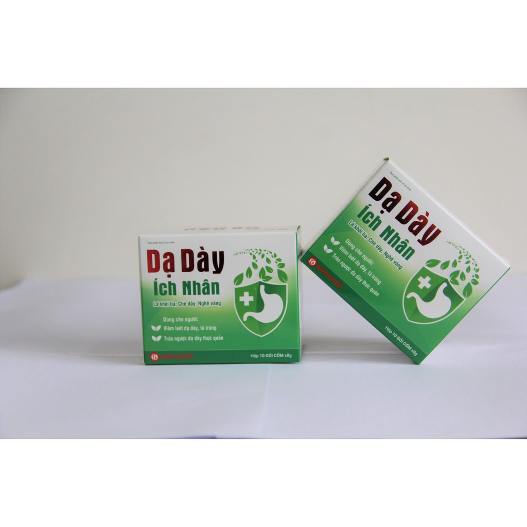 DẠ DÀY ÍCH NHÂN – Hỗ trợ giảm viêm loét dạ dày, trào ngược dạ dày thực quản (10 gói)