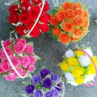 Bỏ sỉ nguyên liệu làm hoa giấy lụa