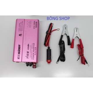 Bộ chuyển đổi nguồn điện từ 12V ra 220V công suất 1000W hàng đẹp - SC1231040