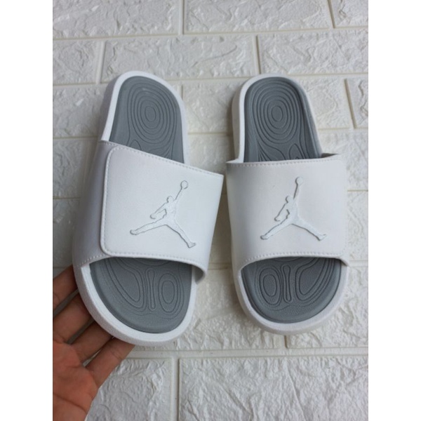 Dép nam nữ quai ngang.Dép Jocdan bóng rổ cao su non đúc nguyên khối