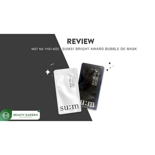 Combo 10 Mặt nạ thải độc sum: 37 Black Award Bubble-De Mask