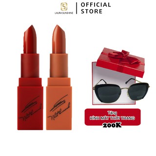 Combo 2 thỏi son Laura Sunshine Magic lipstic Nhật Kim Anh siêu mềm mịn