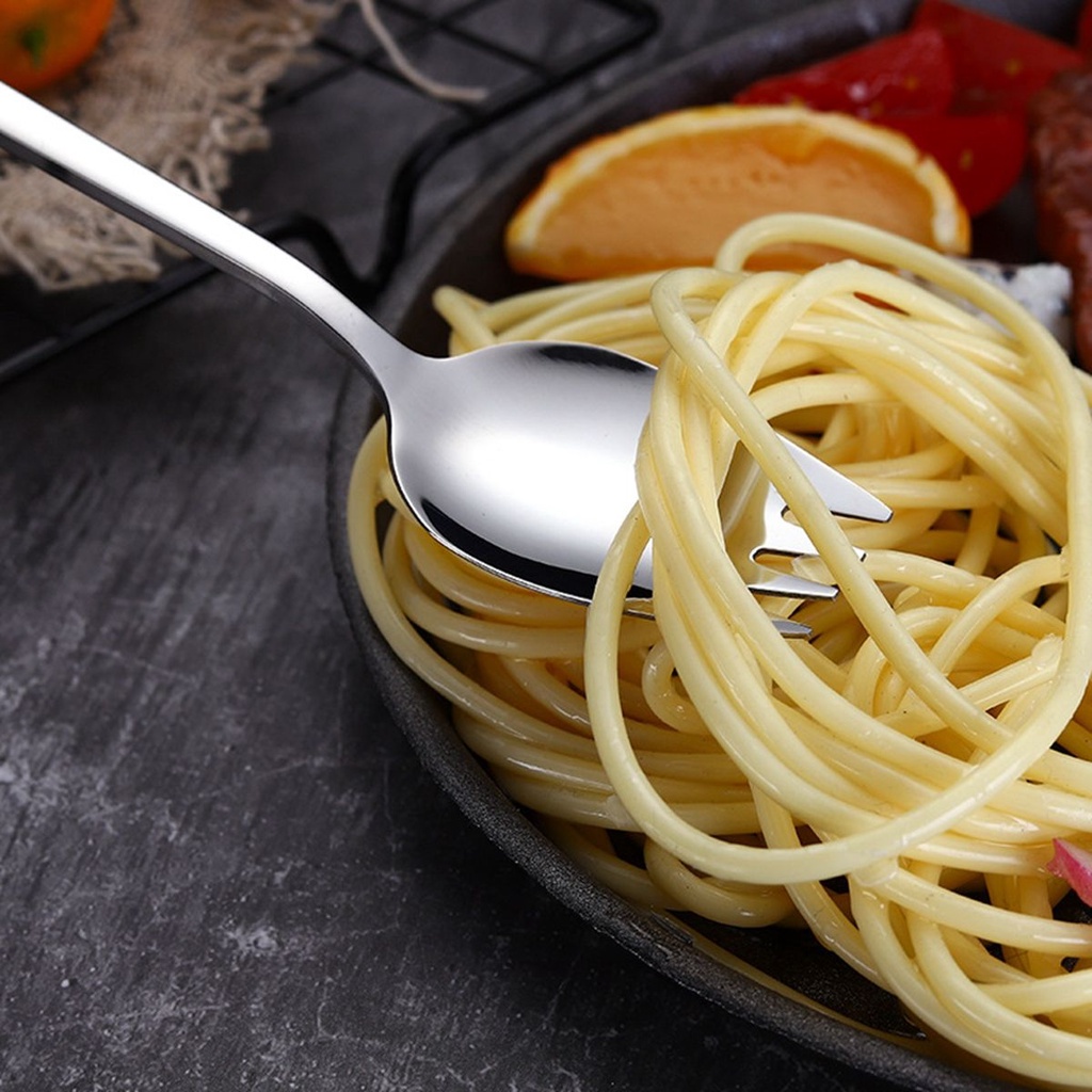 Epoch Nĩa Ăn Trái Cây / Salad Tay Cầm Dài Có Thể Tái Sử Dụng