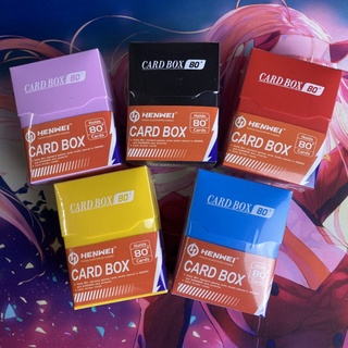 [Deck box] Hộp đựng thẻ bài 80+ chính hãng Henwei nhiều màu giá rẻ cho thẻ Yugioh, Pokemon, vanguard.