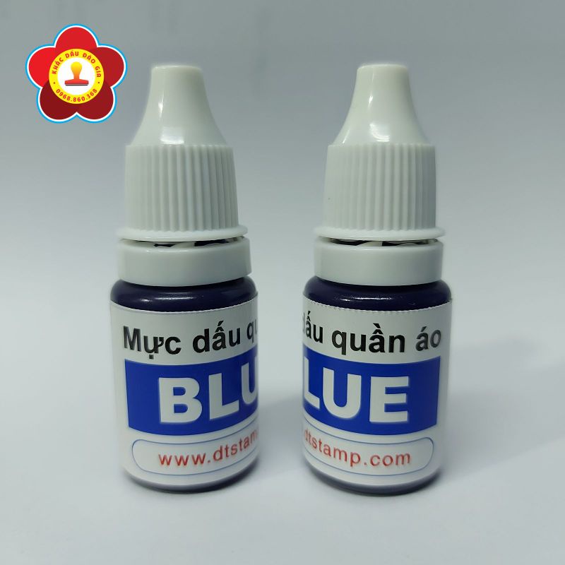 Mực dấu in lên quần áo. Không phai trong nước khi giặt