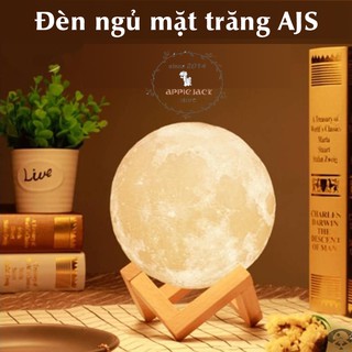 [ĐẸP - RẺ - CÓ SẴN] Đèn ngủ led hình mặt trăng nhỏ 8 cm, siêu đẹp, làm quà tặng dễ thương (tặng kèm PIN)