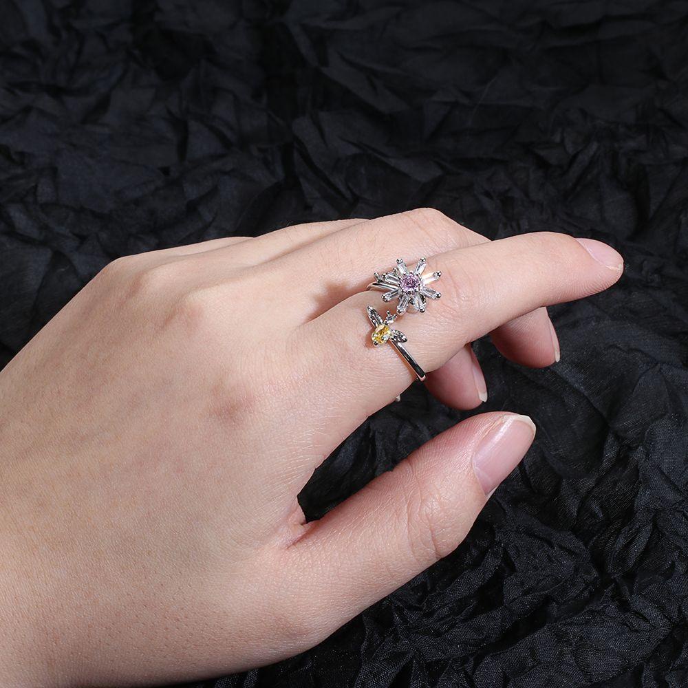 ROSE Vòng Đan Len Thủ Công Hình Vương Miện Có Thể Điều Chỉnh