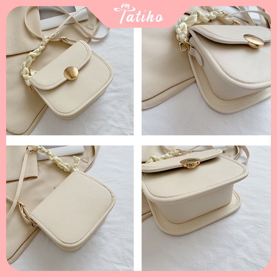 Túi Đeo Vai (Túi Xách Nữ) Phôi Dây Lụa Phong Cách Thời Trang Hiện Đại Thời Trang Thu Đông - Tatiho - Mã TUI60
