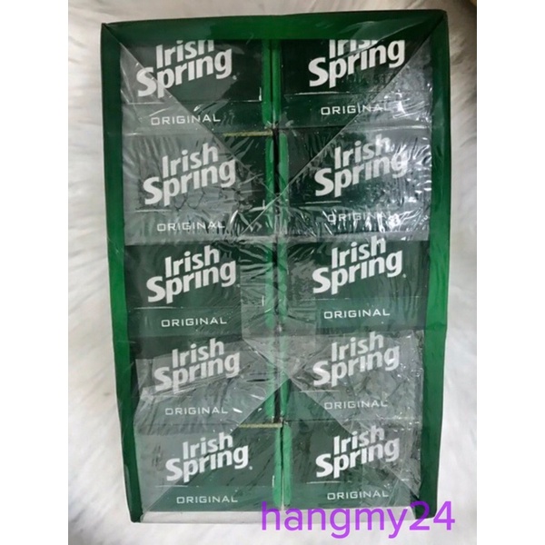 [Mã 44FMCGSALE1 giảm 10% đơn 250K] LỐC XÀ PHÒNG IRISH SPRING 20 cục